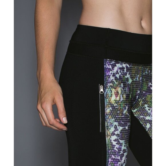 Lululemon Black Inspire Tight II *Full-On Luxtreme Leggings Size 8 41502 - Picture 4 of 14